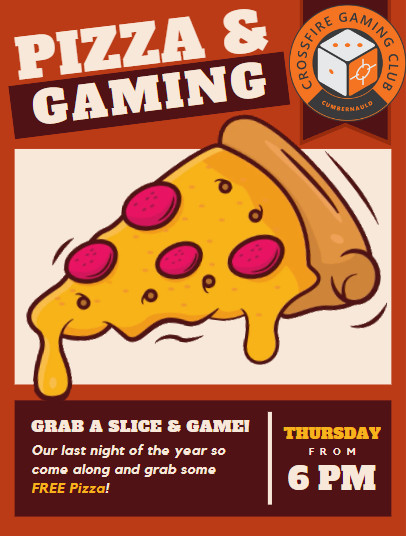 Pizza Night at Crossfire Gaming Club