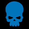 Blue Team Skull Crossfire Gaming Club