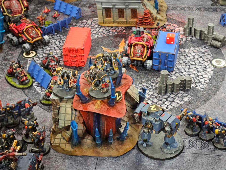 space wolves vs votann at crossfire gaming club