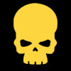 Yellow Team Skull Crossfire Gaming Club
