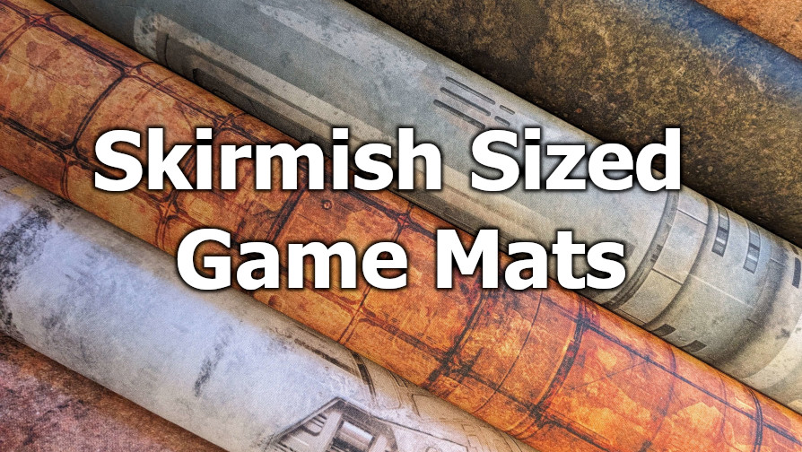 Skirmish sized game mats