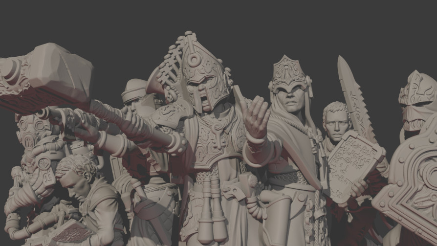 Ashen Covenant models from Thrackdown
